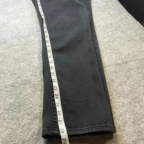 Joe's Jeans, Straight Leg  in Washed Black. - Picture 4 of 9